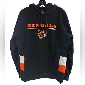 NWT NFL Cincinnati Bengals Embroidered Sweatshirt Hoodie Size M
